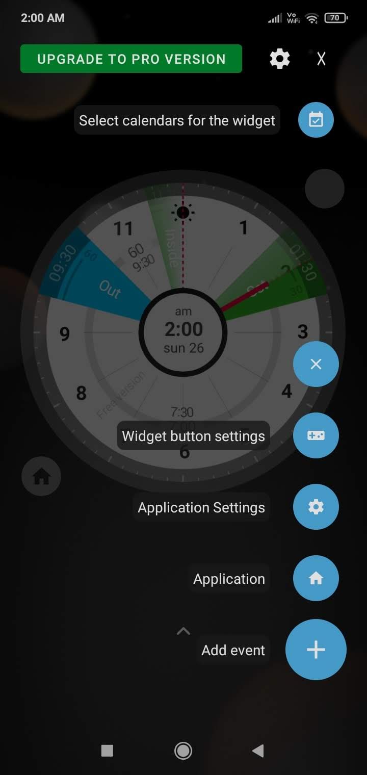 Sectograph Widget 2