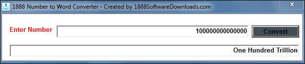 1888 Number To Words Converter