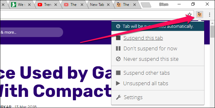 Chrome Stop Reloading Tabs 11