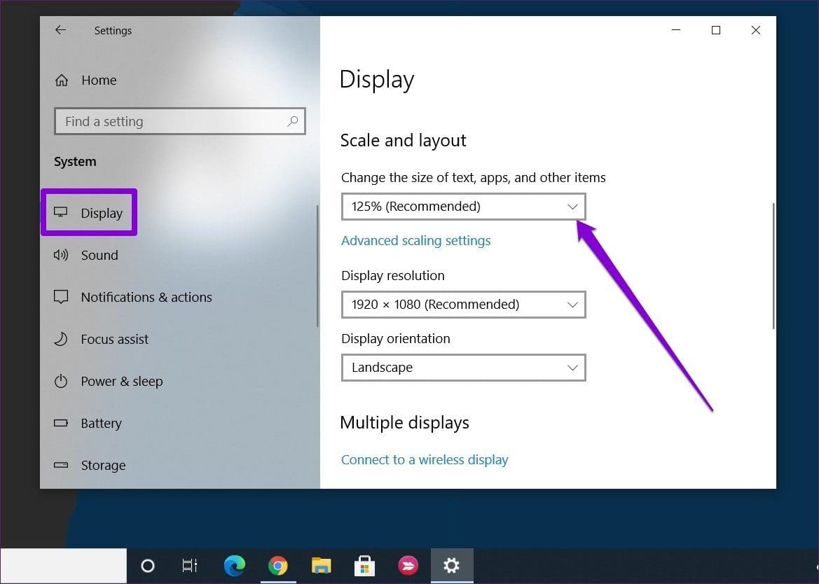 Display Settings