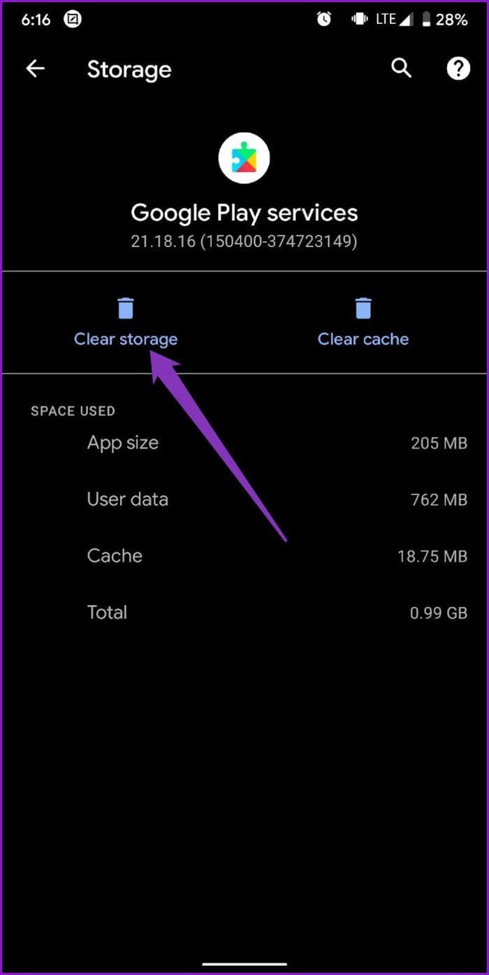 Google Play Service App Info