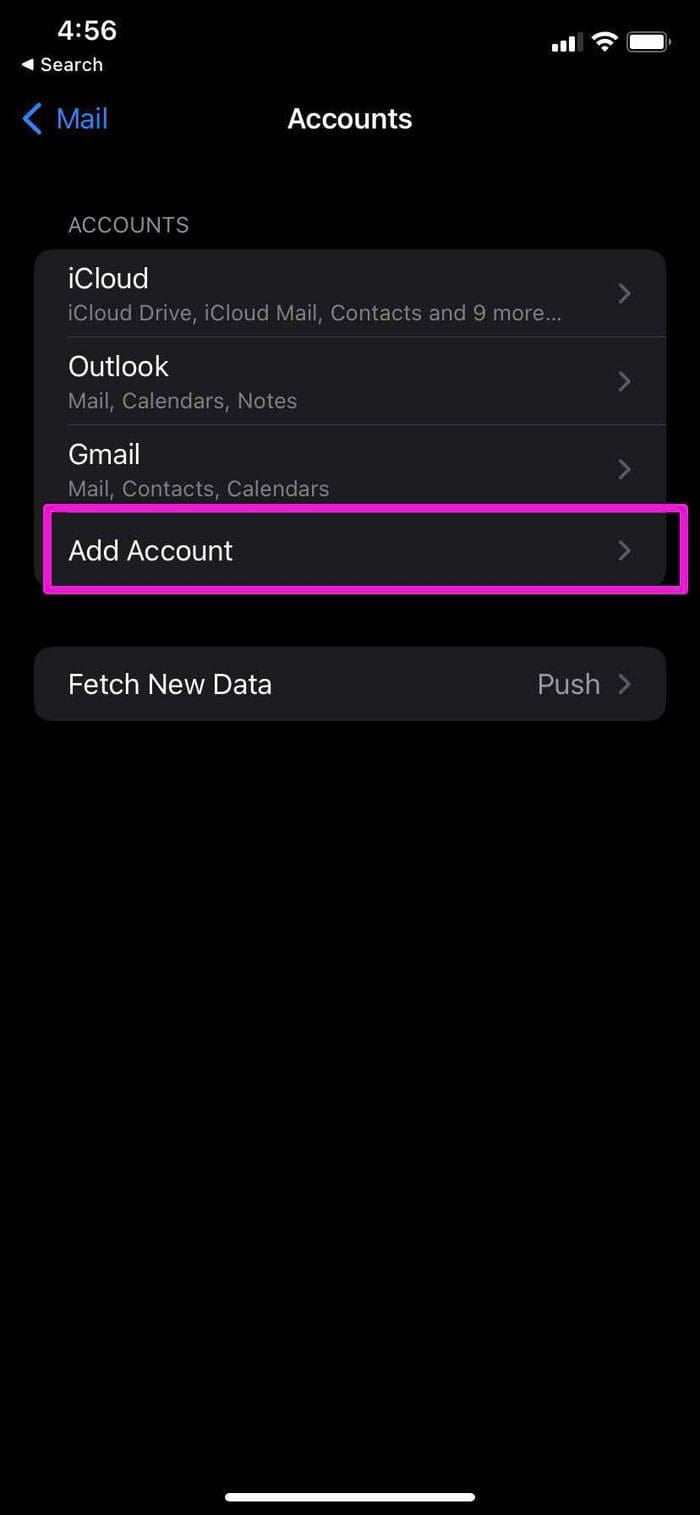 Add account