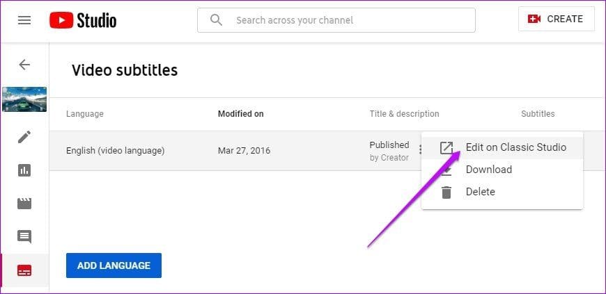 Add Text Subtitles Youtube Videos After Uploading 3