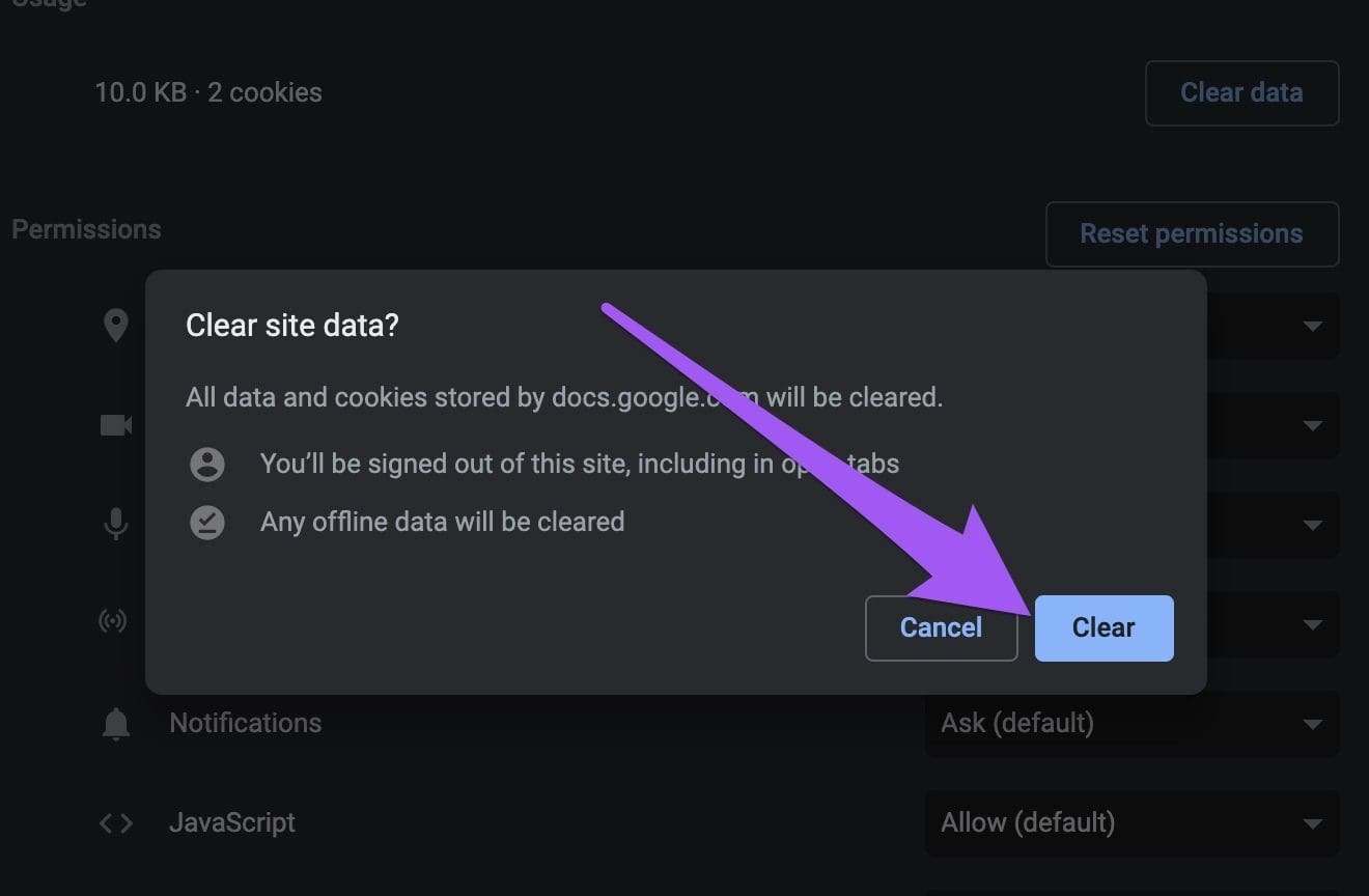 Fix google sheets not loading chrome 03