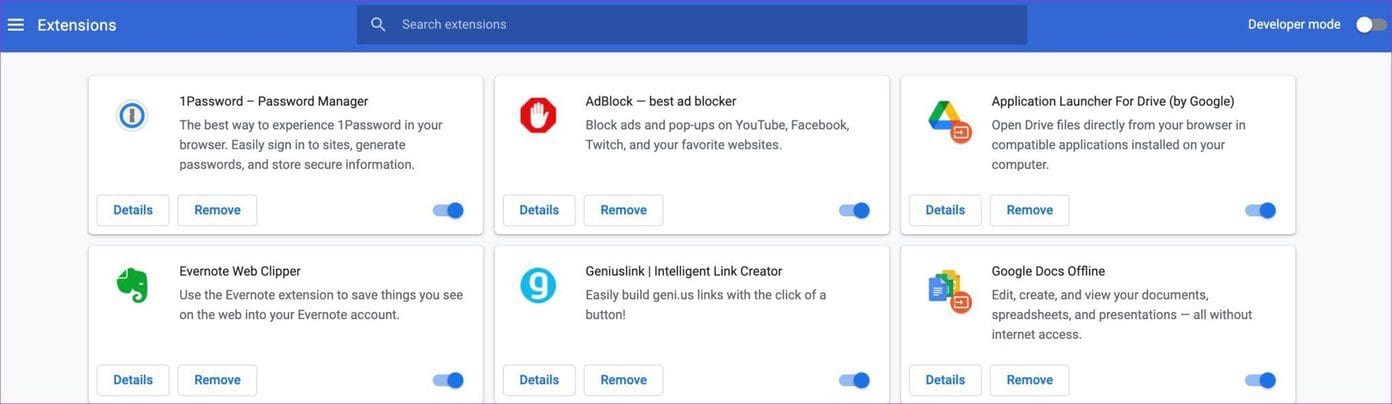 Remove chrome extension