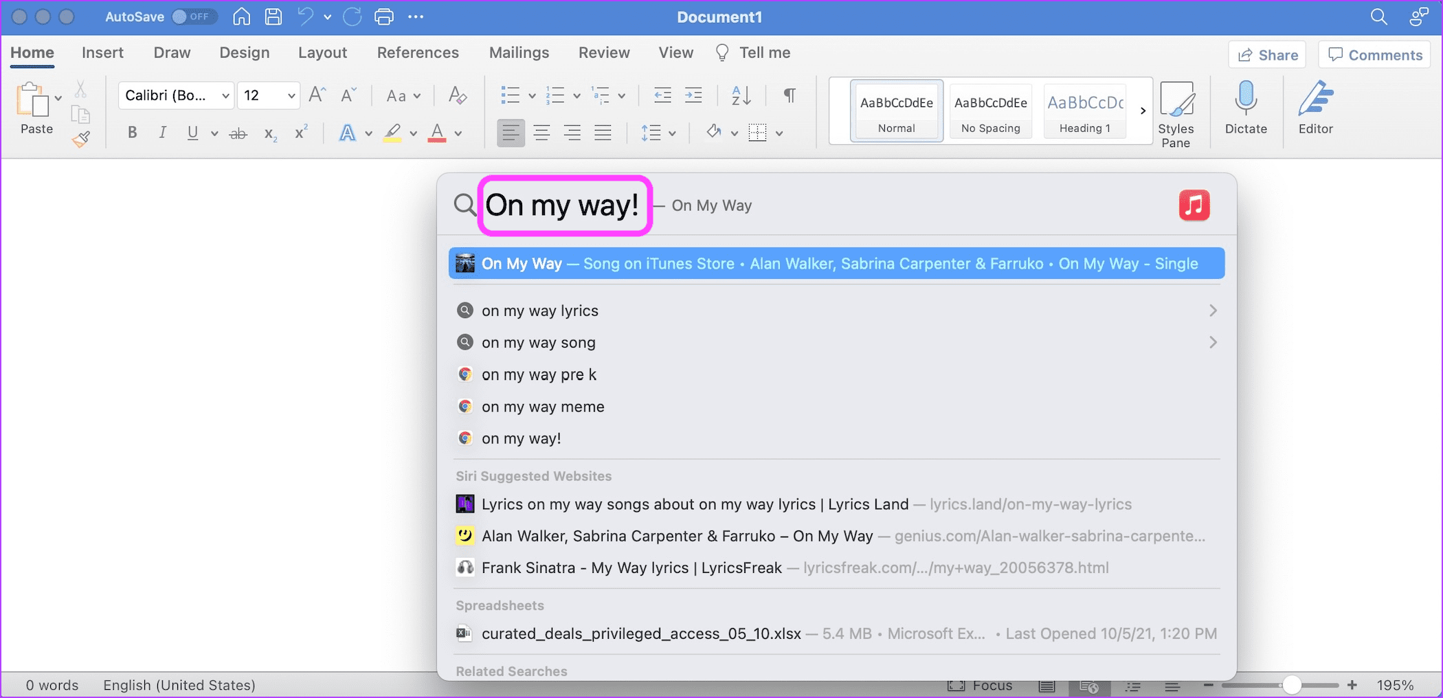 3. Use Spotlight for Quick Insertion in Incompatible Apps 2