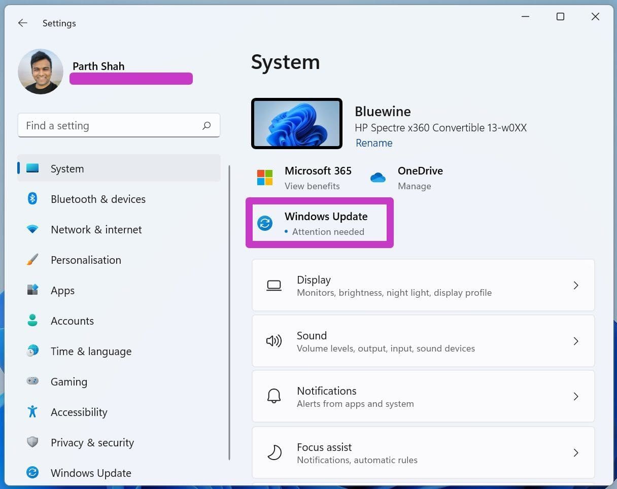 Update windows