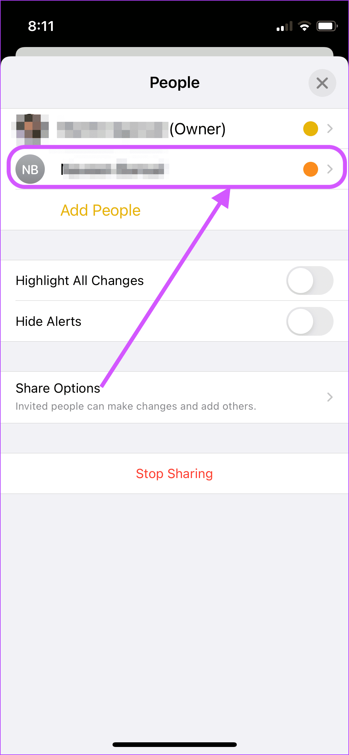 5. Remove People From Shared Notes 2