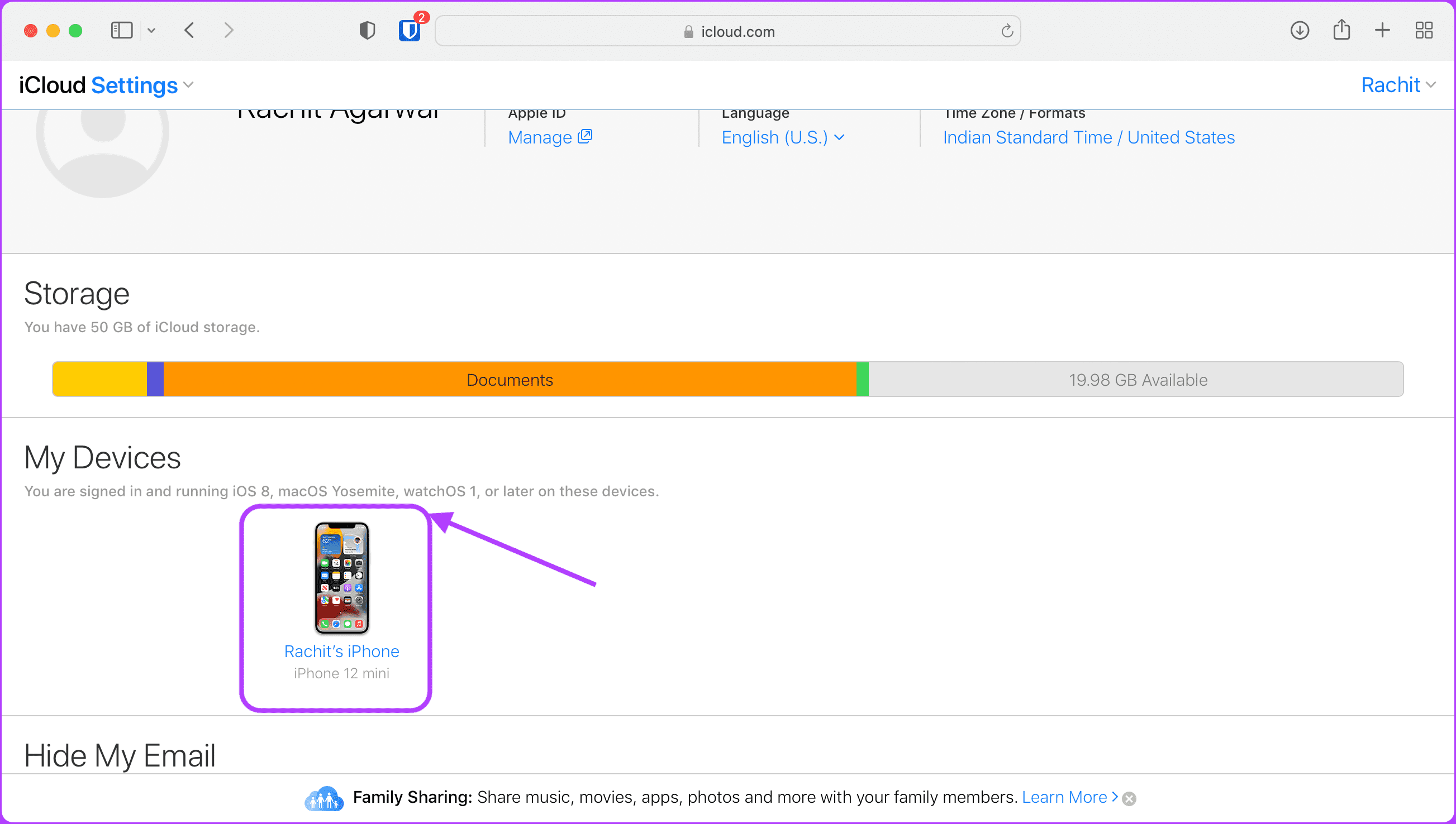 5. Remove iPhone From Your Apple ID 3