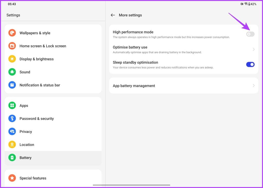 6. Use High-Performance Mode Image 2