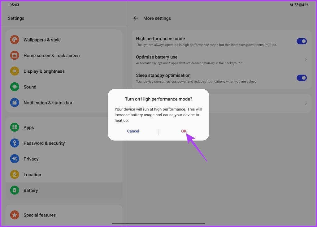 6. Use High-Performance Mode Image 3