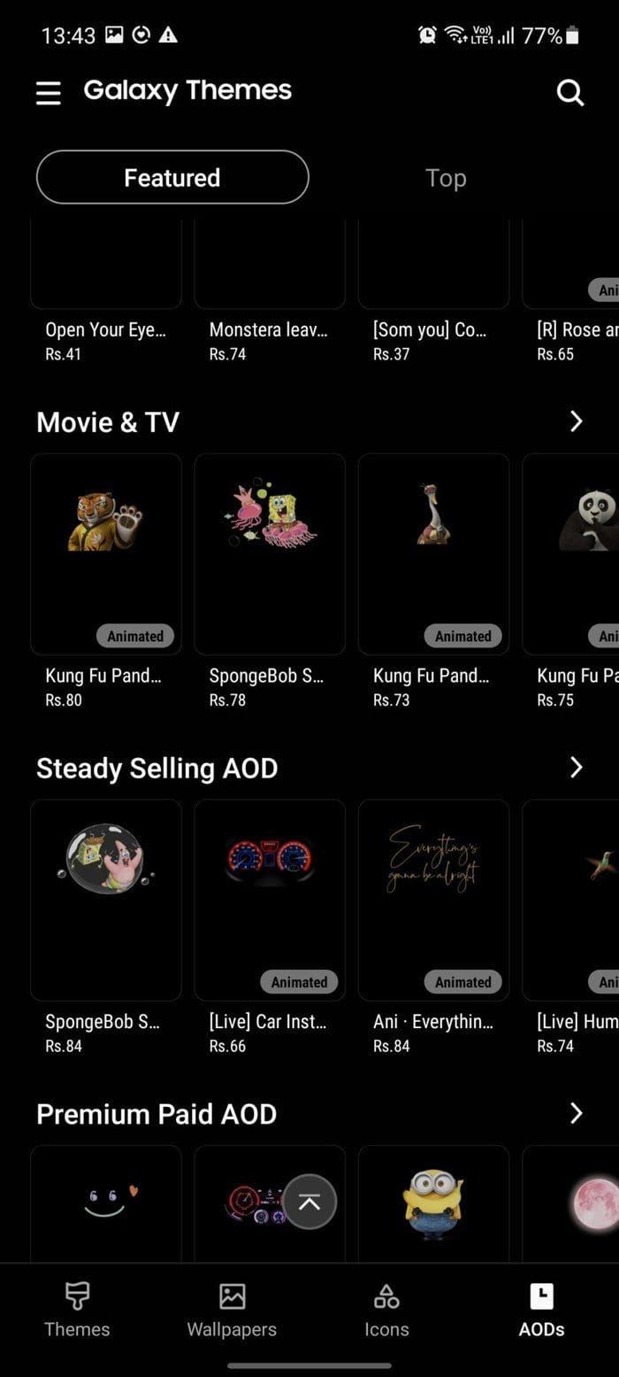 AOD theme store