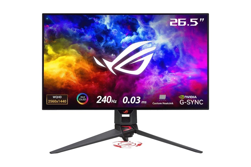 Best OLED Gaming Monitors ASUS ROG Swift PG27AQDM