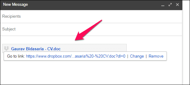 Access And Use Dropbox From Gmail 5