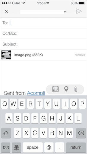 Acompli File Mail