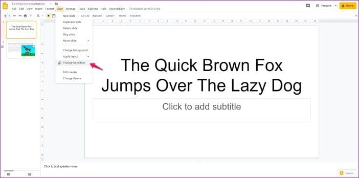 Add Animations To Google Slides 13