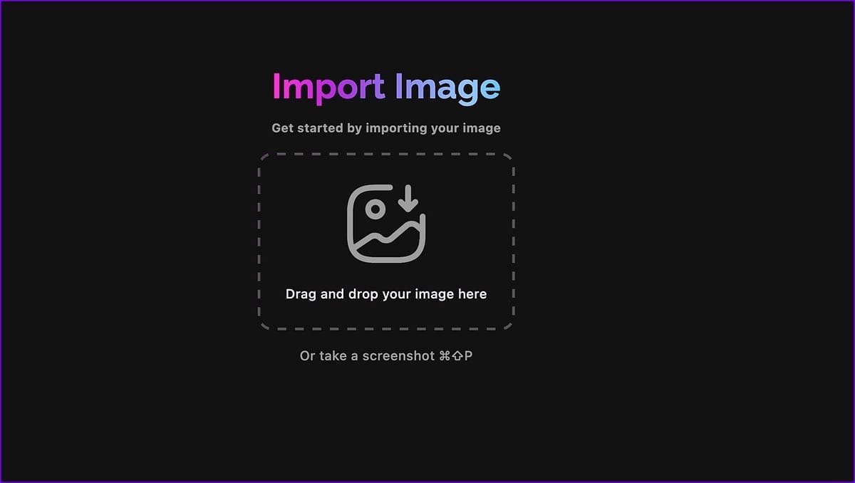 import images