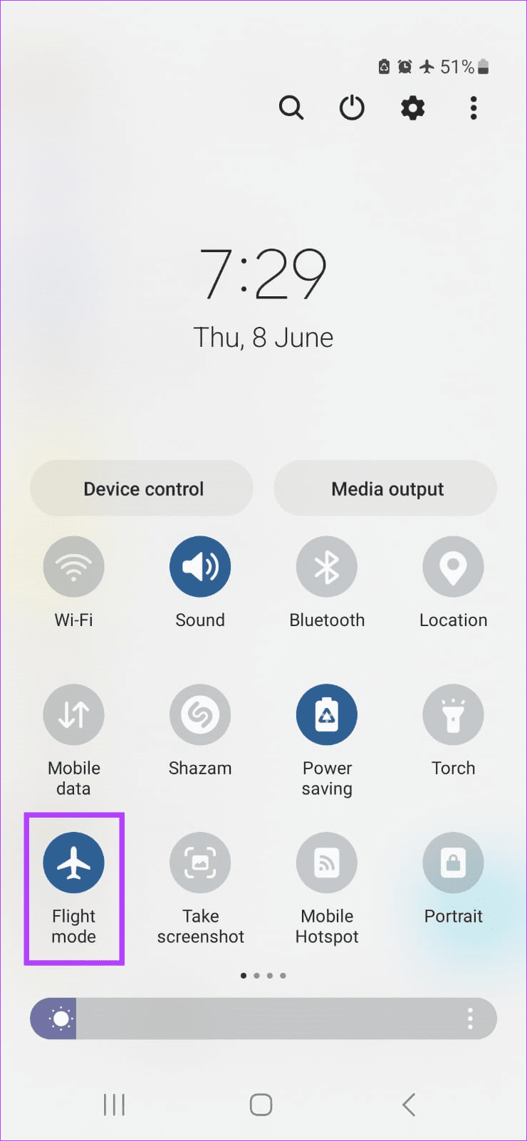 Turn off Airplane Mode