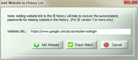 Add Check Url