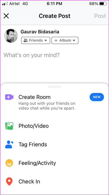 Add Custom Backgrounds to a Facebook Post 13