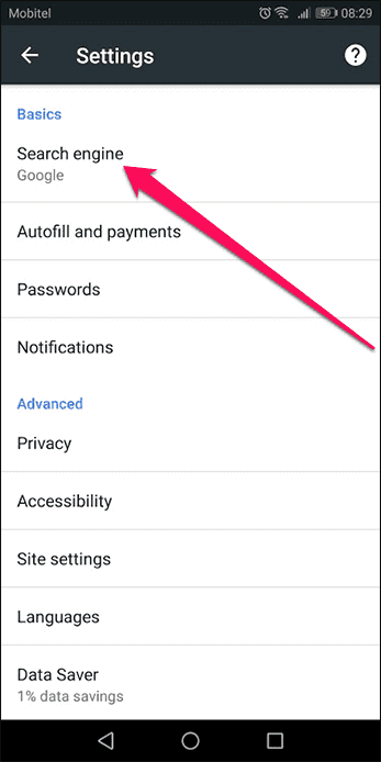 Add Duck Duck Go To Chrome Android 4