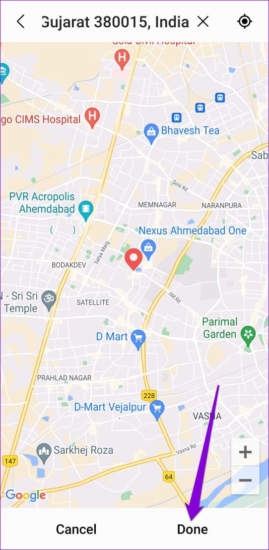 Add Location Info to a Photo in Samsung Gallery App