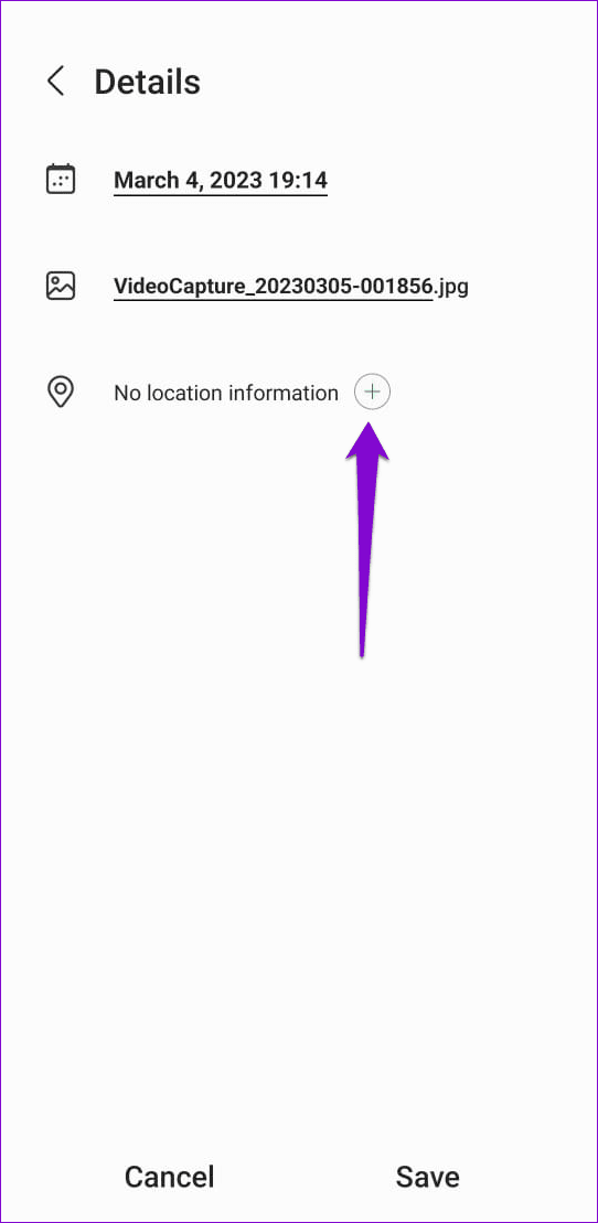 Add Location to a Photo in Samsung Gallery App