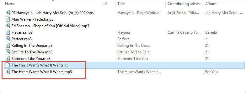 Add Lyrics In Black Player Music Player 1