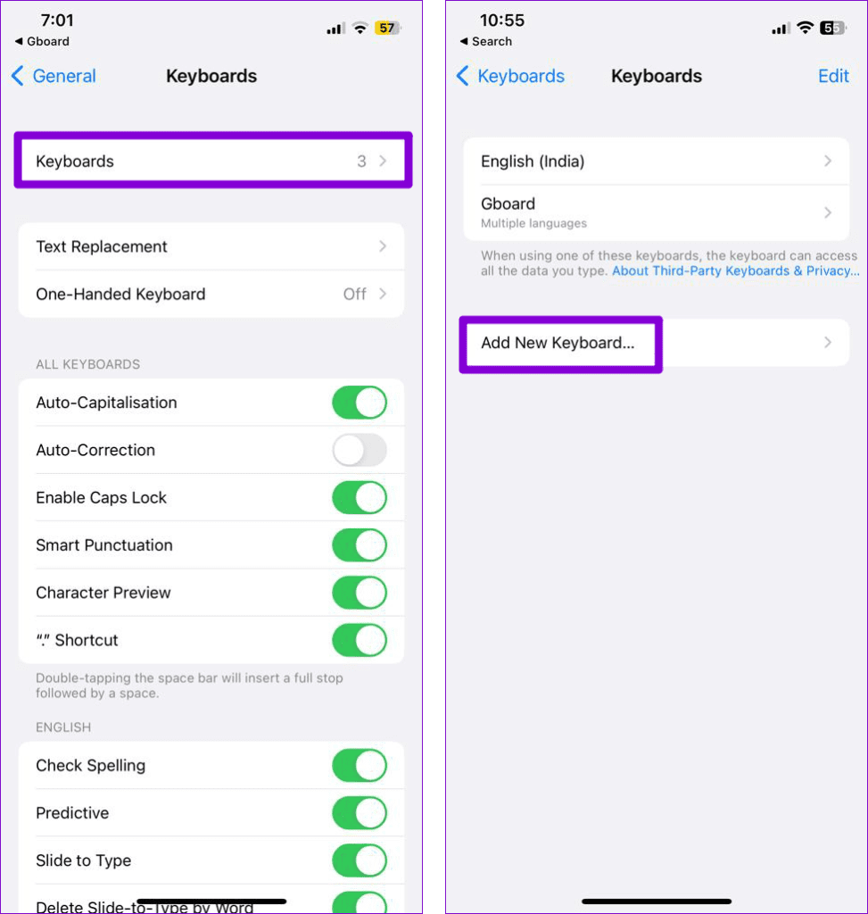Add New Keyboard on iPhone