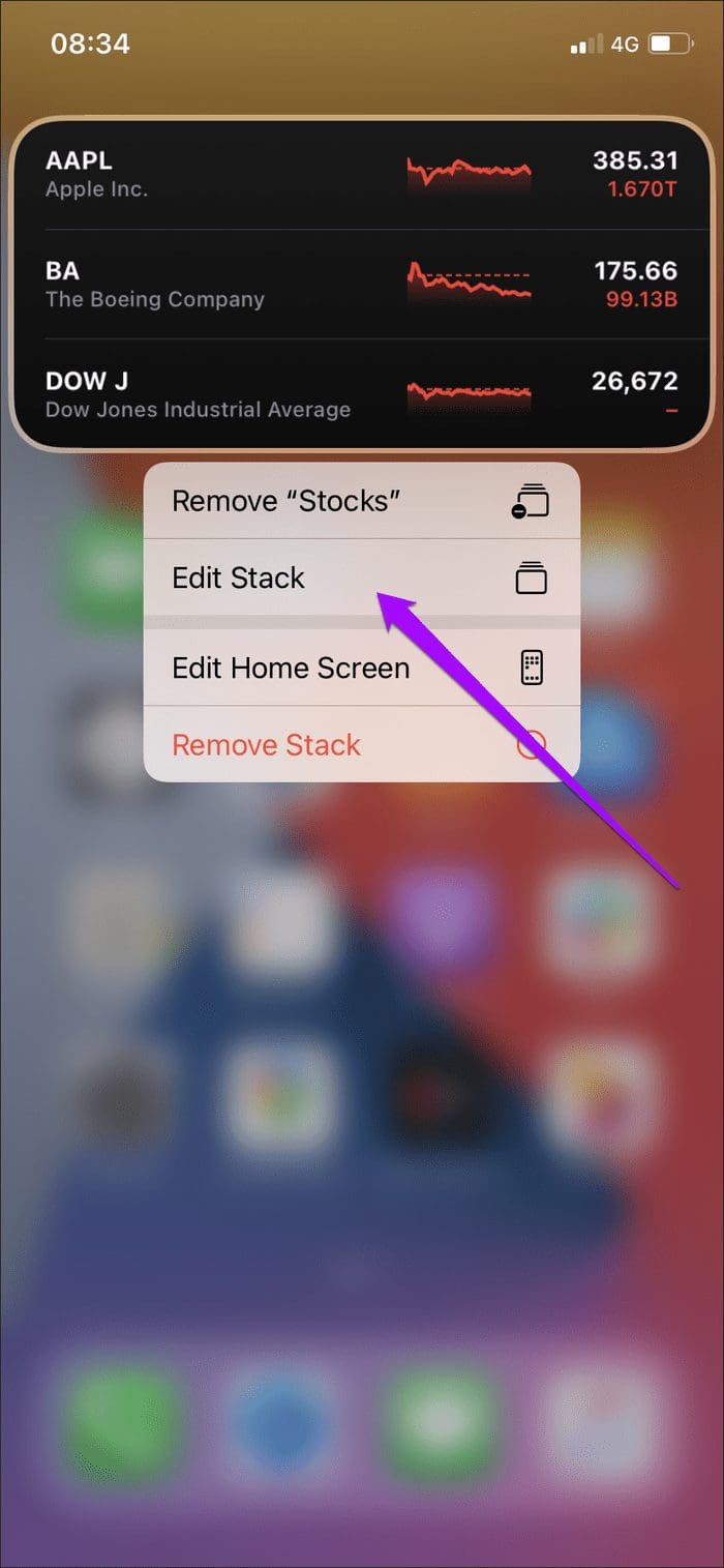 Add Remove Smart Stack Iphone 7