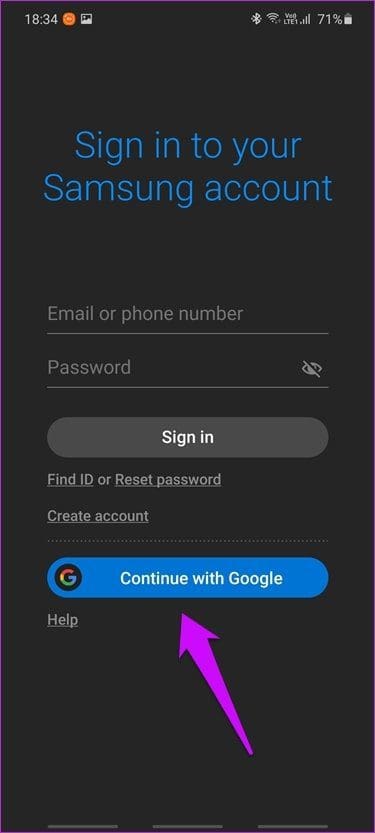 Add Remove and Delete Samsung Account From Android Phones 11