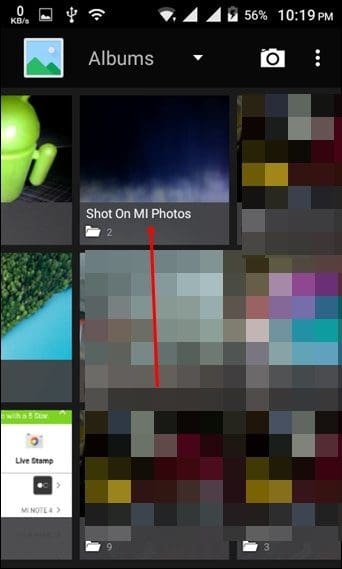 Add Shot On Watermark Android 13