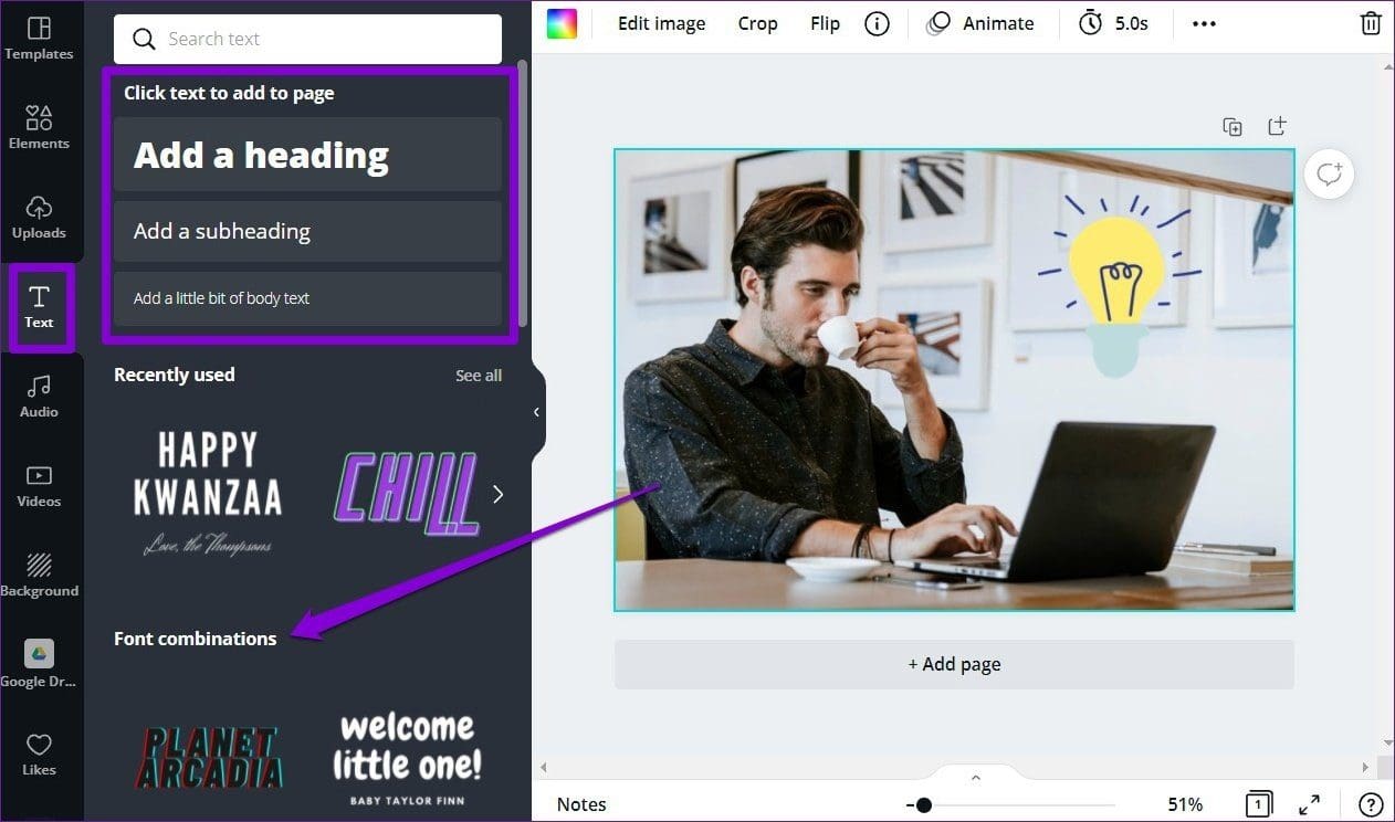 Add Text on Image