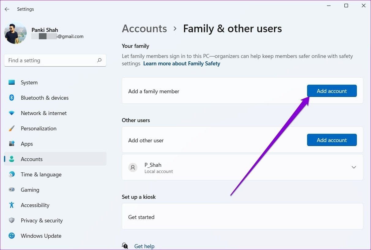 Add a Family Member