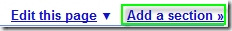 Add A Section