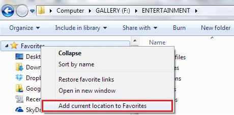 Add To Favorites