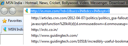 Address Bar Focus