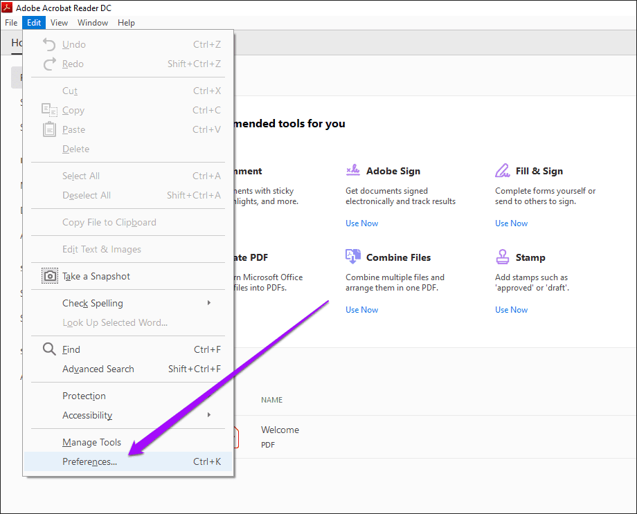 Adobe Acrobat Reader DC Fit One Full Page Default 1