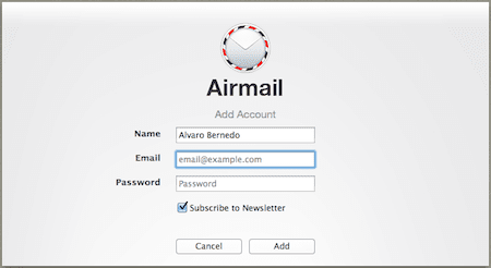 Airmail Set Up