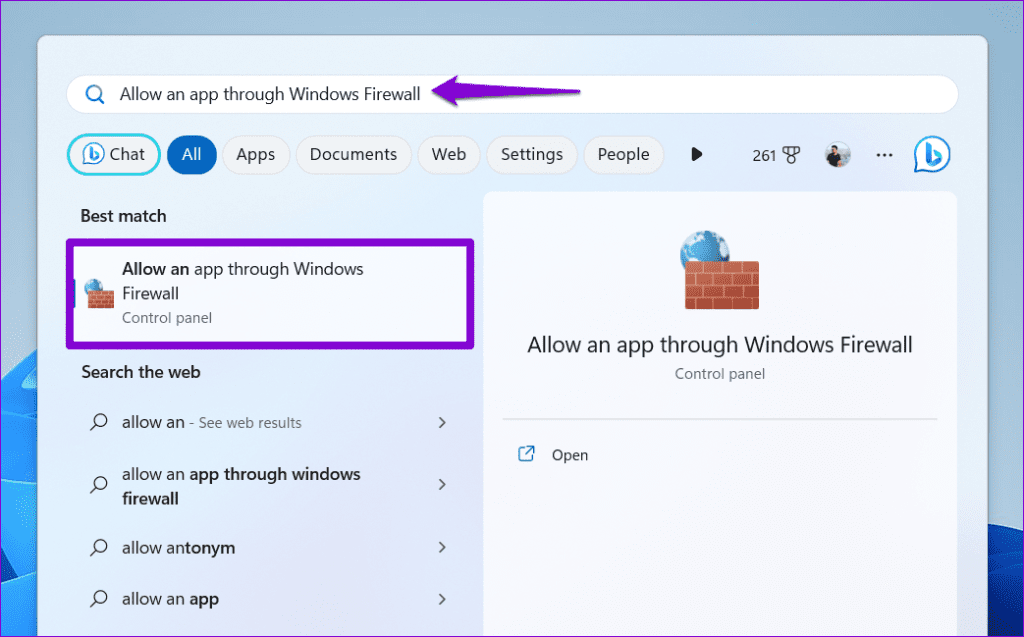Allow App Through Windows Firewall