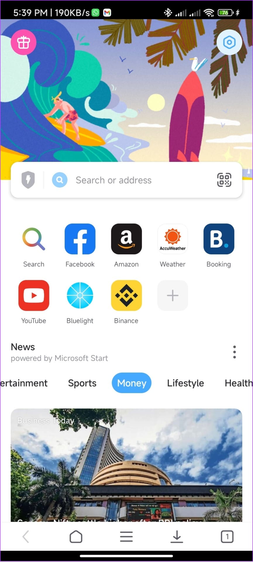 Aloha browser with VPN