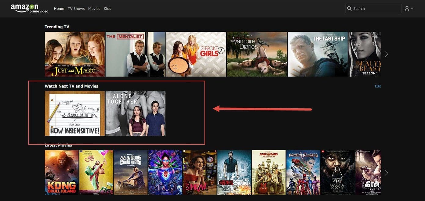 Amazon Prime Clear Continue 4