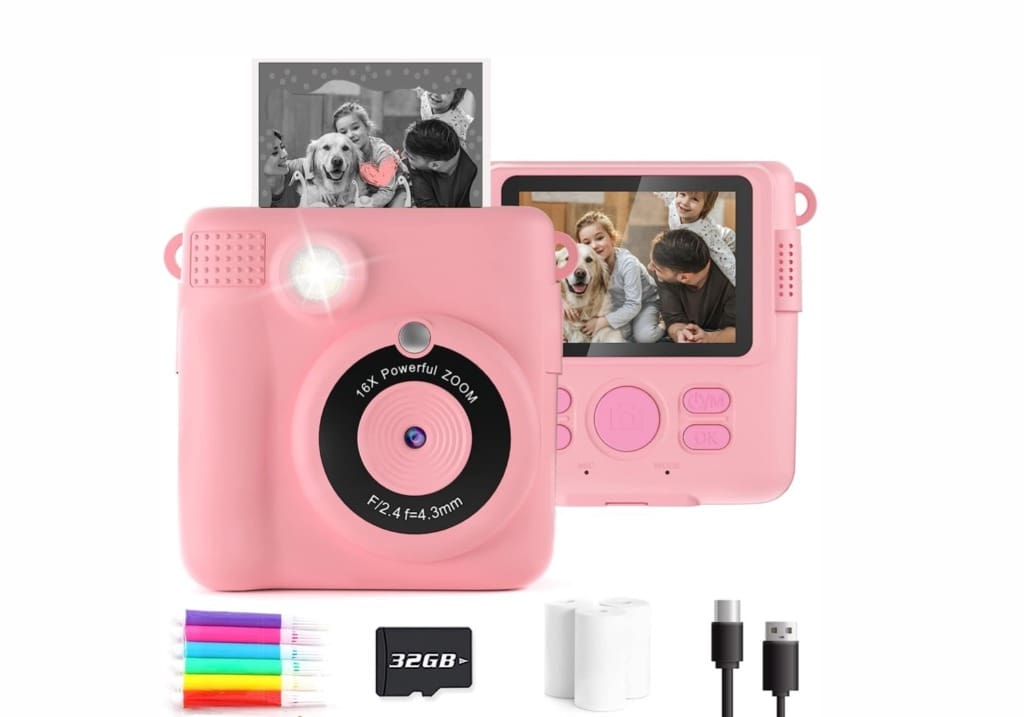 Anchioo Instant Print Camera for Toddlers