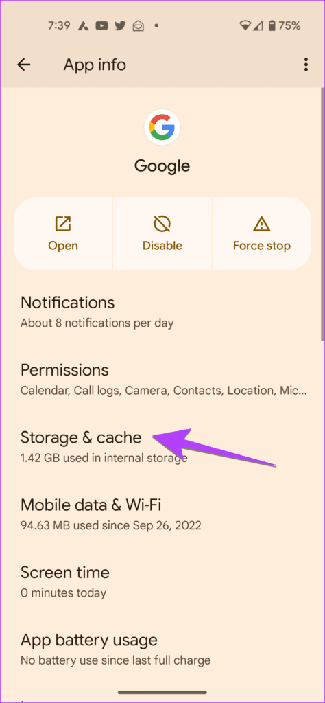 Android Google Storage