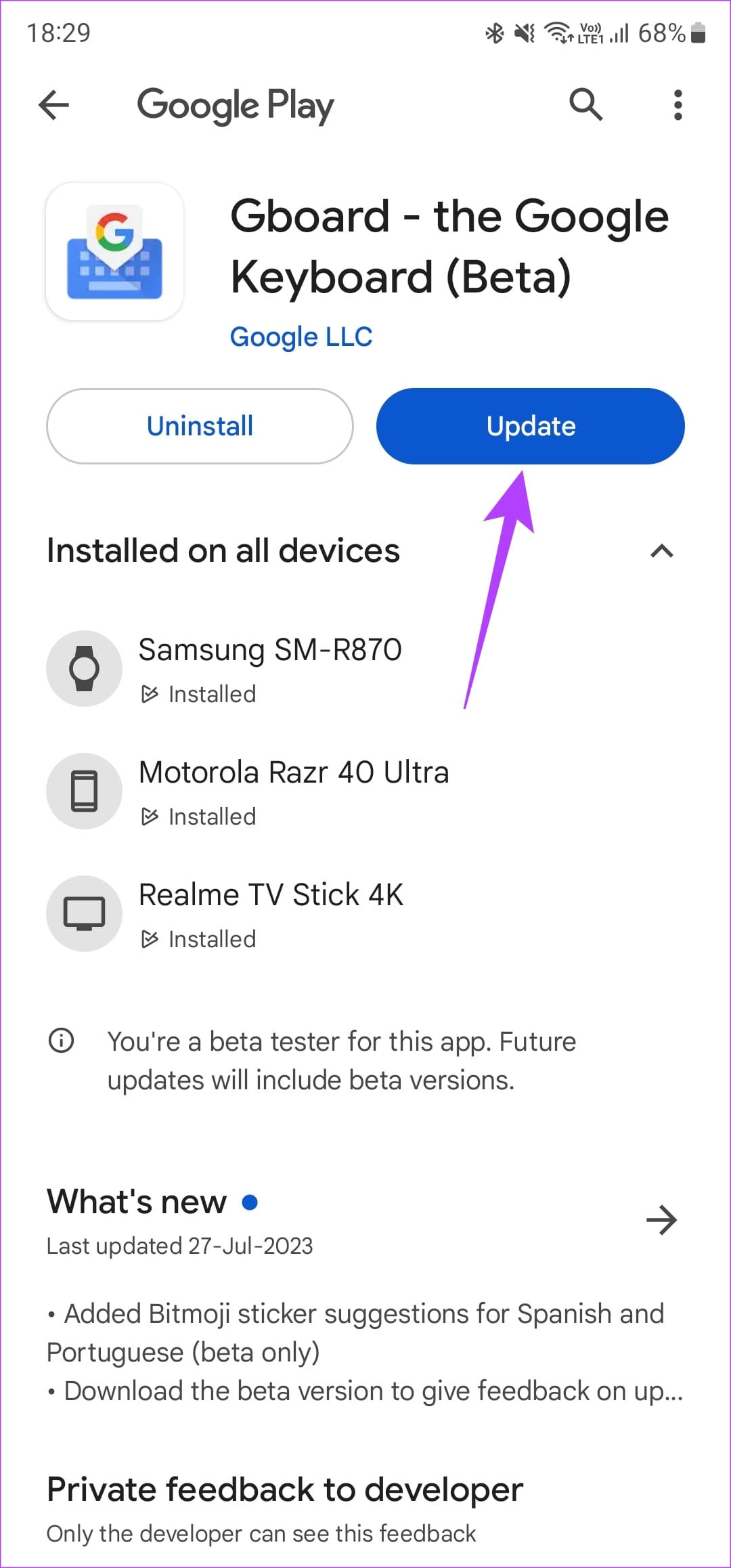 Android apps beta full 7