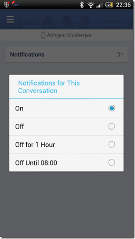Android Facebook Notification 1
