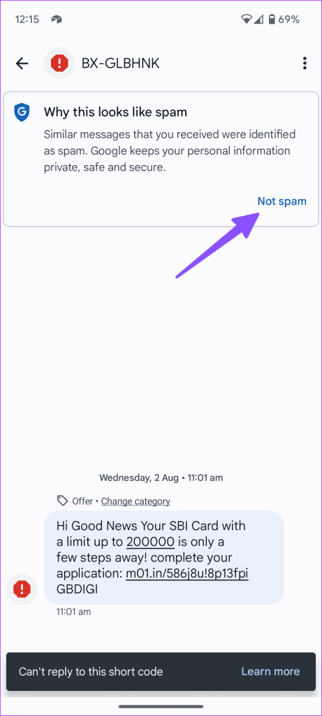 Android not receiving texts 14