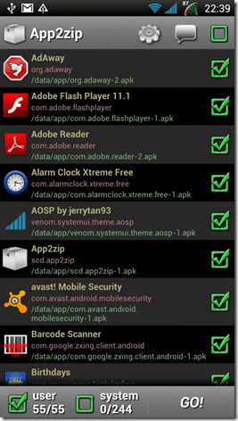 App List