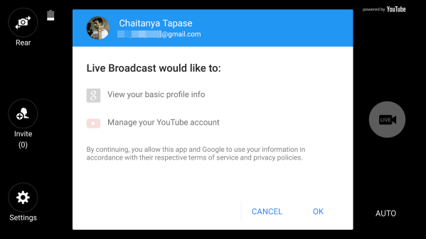 App Permissions For Camera