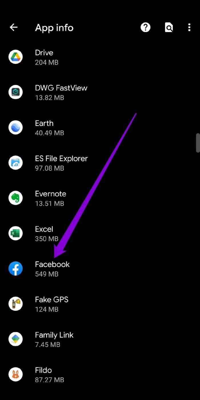 App list